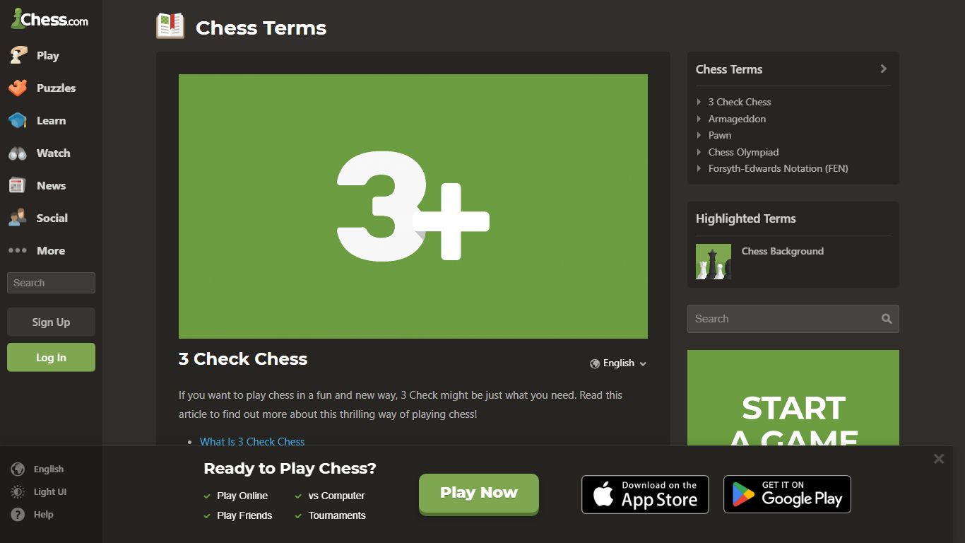 3 Check Chess - Chess Terms - Chess.com