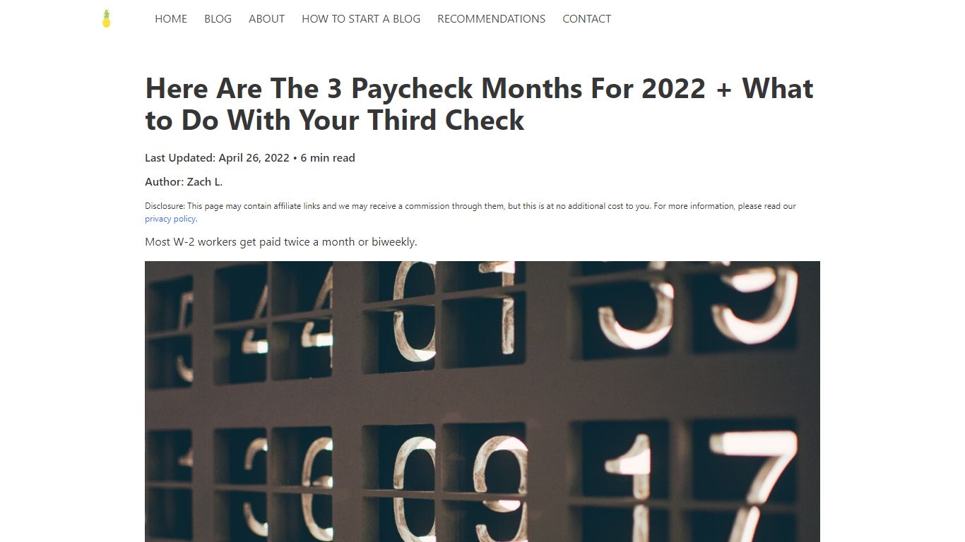 Here Are The 3 Paycheck Months For 2022 + What to Do With Your Third Check